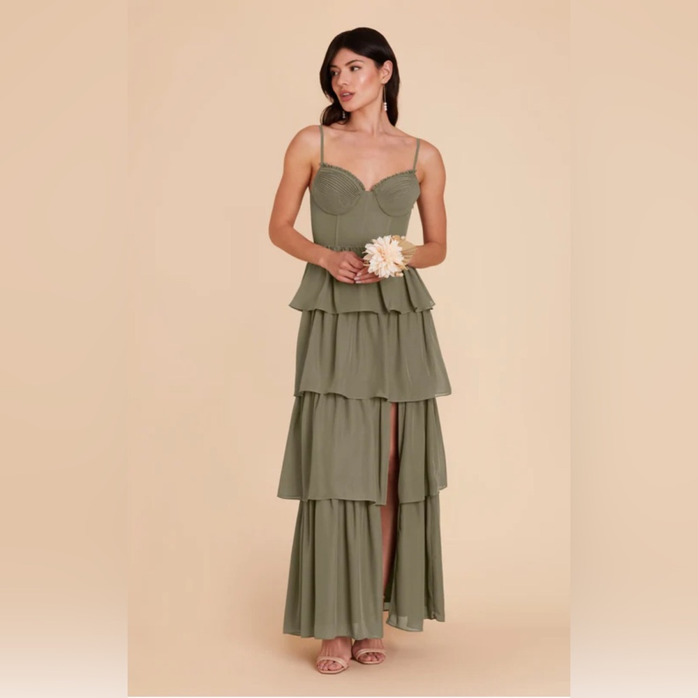 Birdy Grey Chiffon Moss Green Lola Bridesmaid/Formal Dress